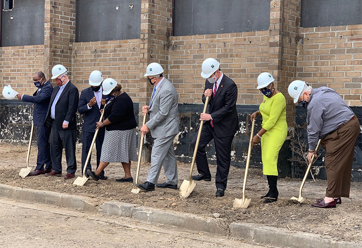 GROUNDBREAKING AT THE OPPORTUNITY CENTER